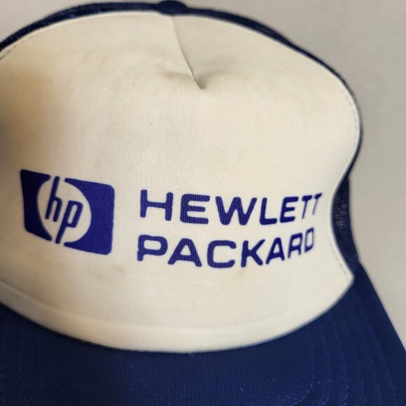 HEWLETT PACKARD HP computer Hat Snapback Baseball Vintage 80s Cap Retro Trucker - Picture 3 of 10